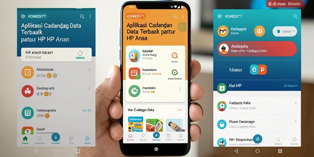 Antarmuka KOMEDI77 yang ramah pengguna untuk pencadangan data.