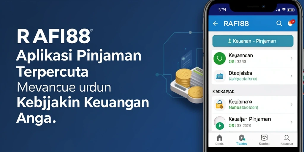 Tampilan antarmuka aplikasi RAFI88 yang sederhana dan efisien.