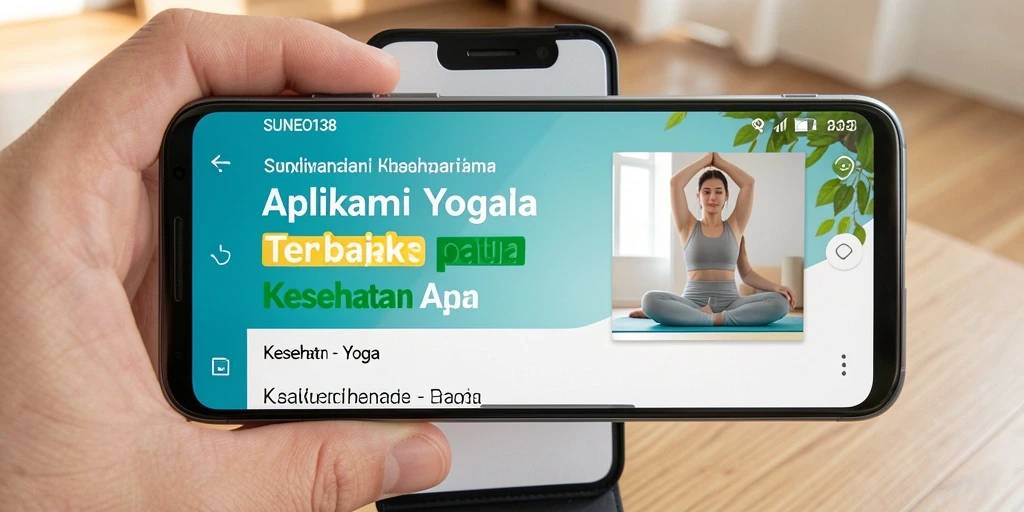 Antarmuka sederhana yang mendukung latihan Yoga dengan mudah.